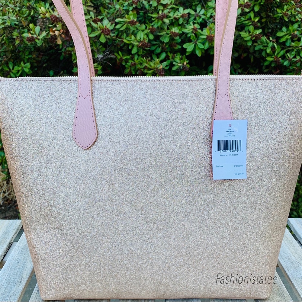 Holiday 2019 Kate spade Large Joeley Tote gold - Picture 5 of 8